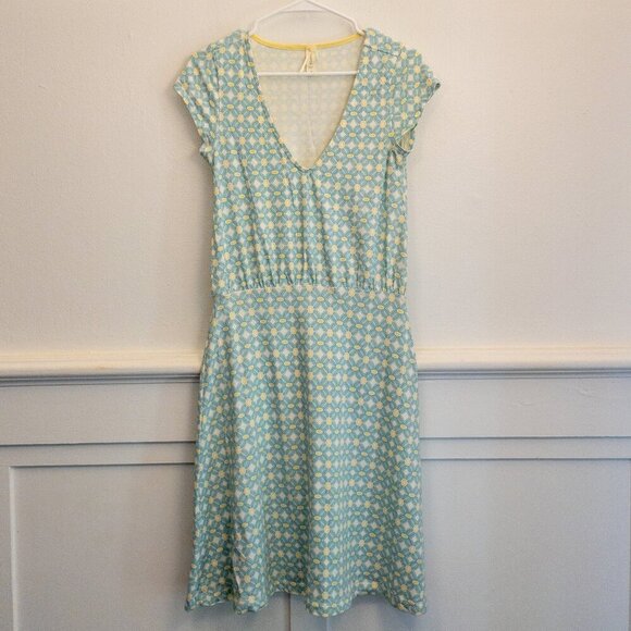 Fossil Vintage-Inspired Geometric Print Midi Dress – Size M - Picture 1 of 2